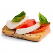 RUNDSTYKKE MOZARELLA & TOMAT