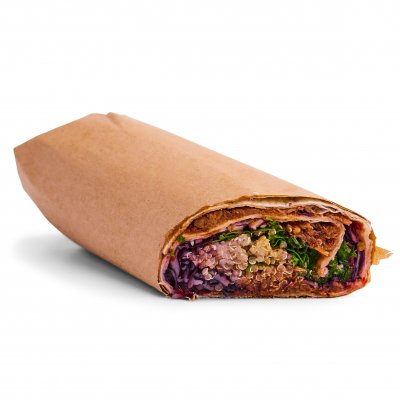 WRAPS HALV ASIAN BBQ PULLED PORK